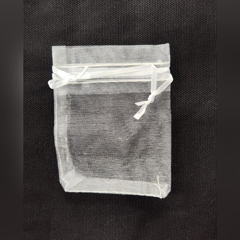 100 Pc. Organza Gift Bag w/Drawstring. 2 1/2" x 3 1/2"